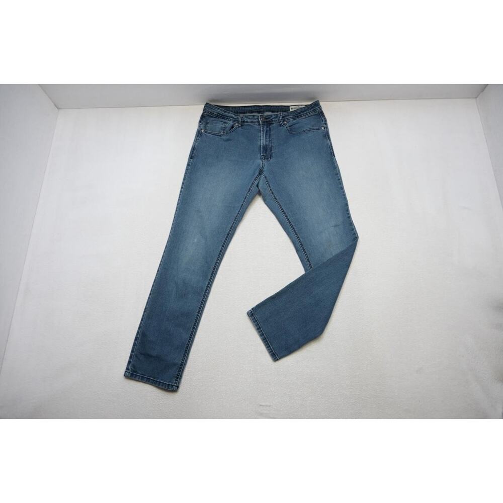Buffalo David Bitton Axel Buckle Slim‎ Stretch Denim Jeans Mens Size 36 x 32